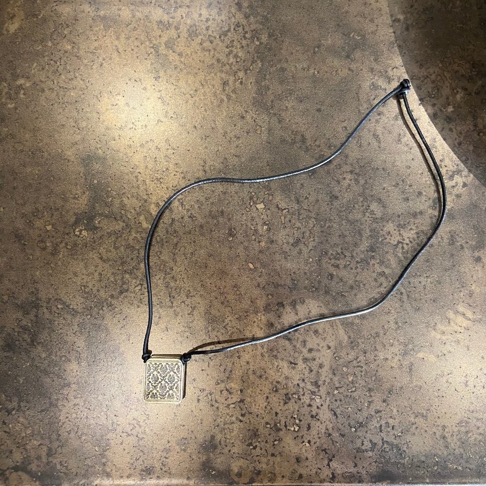 Marc by Marc Jacobs Pendant Necklace on Black Rope